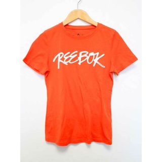 リーボック(Reebok)の△FILA/フィラ△半袖カットソー/クルーネック/ロゴ　レッド/赤　レディース　S　【中古】　夏 814032(Tシャツ(半袖/袖なし))