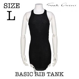 リックオウエンス(Rick Owens)の美品 Rick Owens RIB TANK リックオウエンス タンクトップ L(タンクトップ)