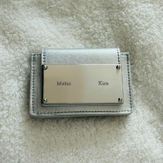 マーティンキム シルバー Matin Kim カードケース　カード入れ　ミニ財布(財布)