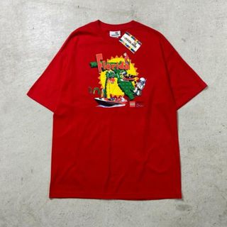 DEADSTOCK NOS 00年代 USA製 LEGO レゴ プリントTシャツ LEGOLAND メンズXL(Tシャツ/カットソー(半袖/袖なし))