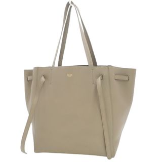 celine - CELINE(セリーヌ) カバファントム スモール トートバッグ ショルダー 肩掛け ハンド デイリー レザー グレージュ ゴールド金具 レディース 40802097143【中古】【アラモード】