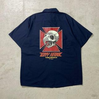 00年代 TONY HAWK POWELL PERALTA トニーホーク パウエル ペラルタ ワークシャツ メンズ2XL相当(シャツ)