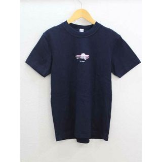 ポールスミス(Paul Smith)の‡Paul Smith/ポールスミス‡プリントTシャツ/半袖 ネイビー/紺 レディース M【中古】 夏 414032(Tシャツ(半袖/袖なし))