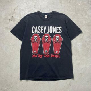 00年代 CASEY JONES バンドTシャツ バンT ハードコアパンク メンズXL(Tシャツ/カットソー(半袖/袖なし))