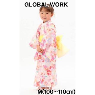 グローバルワーク(GLOBAL WORK)のグローバルワーク 浴衣 M(100〜110cm) 女の子(甚平/浴衣)