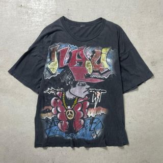 90年代 UNKNOWN エアブラシ風 プリントTシャツ サイン メンズXL相当(Tシャツ/カットソー(半袖/袖なし))