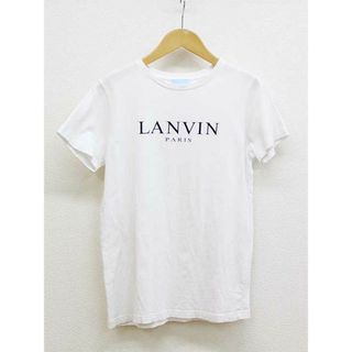 ランバン(LANVIN)の【夏物 新入荷】★LANVIN/ランバン★半袖プリントTシャツ/おしゃれ/シンプル/かわいい/トップス/カットソー/半袖 ホワイト/白 レディース【中古】夏 225042(Tシャツ(半袖/袖なし))