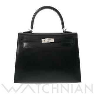 Hermes - 未使用 エルメス HERMES レディース 2WAYバッグ ブラック /パラジウム金具 ボックスカーフ