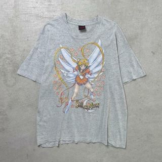 90年代 イタリア製 SAILOR MOON セーラームーン キャラクター プリントTシャツ アニメ メンズXL(Tシャツ/カットソー(半袖/袖なし))