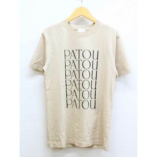 PATOU - 【夏物 新入荷】★PATOU/パトゥ★2024年製/オーガニックコットンTシャツ/おしゃれ/きれいめ/かわいい/クルーネック/トップス/カットソー/半袖 ベージュ レディース XXS【中古】夏 125042