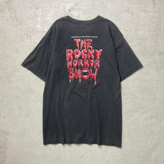 00年代 THE ROCKY HORROR SHOW ミュージカル バックプリントTシャツ メンズL(Tシャツ/カットソー(半袖/袖なし))