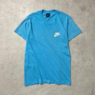 ナイキ(NIKE)の80年代 USA製 紺タグ NIKE ナイキ ワンポイントロゴプリント Tシャツ メンズS相当(Tシャツ/カットソー(半袖/袖なし))