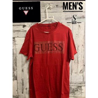 ゲス(GUESS)のGUESS MEN'S Tシャツ  RED   Ｍsize(Tシャツ/カットソー(半袖/袖なし))