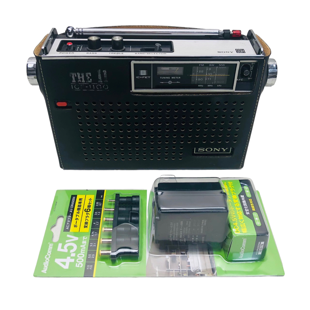 THE11 ジャンク品 レトロラジオ ICF-1100 灯せ THE11 ジャンク品 レトロラジオ ICF-1100 灯せ