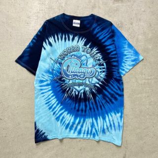 00年代 Chicago バンドTシャツ バンT タイダイ染め メンズL(Tシャツ/カットソー(半袖/袖なし))