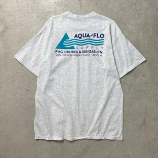 USA製 AQUA-FLO アドバタイジング プリントTシャツ メンズXL(Tシャツ/カットソー(半袖/袖なし))