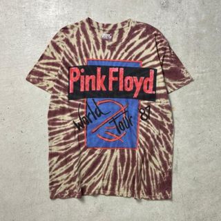 00年代 PINK FLOYD ピンクフロイド バンドTシャツ バンT ツアーT タイダイ染め メンズ2XL(Tシャツ/カットソー(半袖/袖なし))