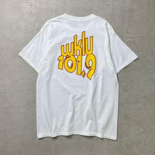 00年代 WKLU 101,9 ラジオ プリントTシャツ メンズL(Tシャツ/カットソー(半袖/袖なし))