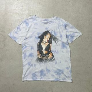 AALIYAH アリーヤ アーティスト タイダイ染め アーティスト バンドTシャツ バンT メンズXL(Tシャツ/カットソー(半袖/袖なし))