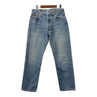 リーバイス(Levi's)の90年代 イギリス製 Levi's リーバイス 501 デニムパンツ ブルー (メンズ W30 L30) 中古 古着 Q7658(デニム/ジーンズ)