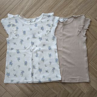 H&M - 未使用品　H&M　ノースリーブTシャツ2枚SET