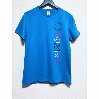 ズンバ(Zumba)のズンバ　半袖Tシャツ(ブルー)(Tシャツ(半袖/袖なし))