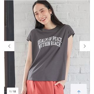 エニィファム(anyFAM)のエニィファム　新品　【接触冷感/UVケア】ノースリーブロゴTシャツ(Tシャツ(半袖/袖なし))