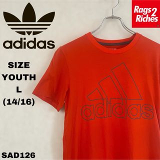 アディダス(adidas)のADIDAS BIG LOGO PRINT アディダス ビッグ ロゴ プリント(Tシャツ/カットソー(半袖/袖なし))