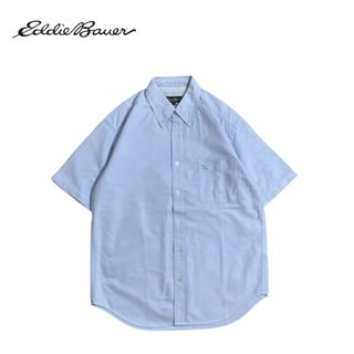 エディーバウアー(Eddie Bauer)の"Eddie Bauer"エディバウアー 00's 半袖シャツ オックスフォード(シャツ)