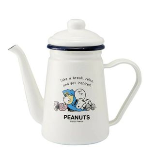 SNOOPY - 【新品】PEANUTS　スヌーピー グッズ ティーポット ホーローカフェポット