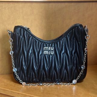 ミュウミュウ MIUMIU ナッパクリスタルマテラッセ バッグ ショルダーバッグ