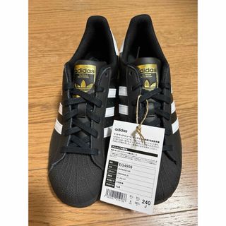 アディダス(adidas)のadidas アディダス スニーカー EG4959  24㎝  黒 　  (スニーカー)