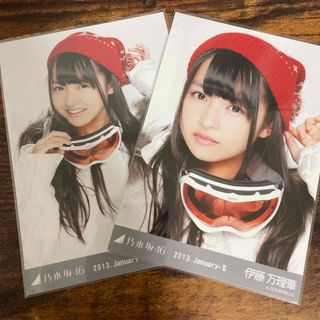 ノギザカフォーティーシックス(乃木坂46)の乃木坂46 伊藤万理華 スノボ 生写真 セミコンプ(アイドルグッズ)