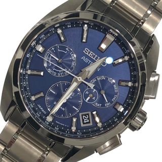 セイコー(SEIKO)の　セイコー SEIKO アストロン SBXC065 ネイビー チタン メンズ 腕時計(その他)