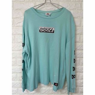 ディッキーズ(Dickies)のDICKIES ディッキーズ 水色 ロンT ストリート Mサイズ(Tシャツ/カットソー(七分/長袖))