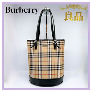 バーバリーブルーレーベル(BURBERRY BLUE LABEL)のバーバリー　ブルーレーベル　Burberry トートバッグ　バケツトート　黒(トートバッグ)