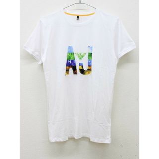 アルマーニ ジュニア(ARMANI JUNIOR)の【夏物 新入荷!】新品 未使用品◇アルマーニ ジュニア/Armani Junior ◇175cm 半袖Tシャツ/半袖カットソー 白系 子供服 キッズ kids ジュニア 男の子 夏 tops 125042(Tシャツ/カットソー)