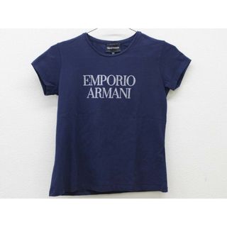 エンポリオアルマーニ(Emporio Armani)の【夏物 新入荷!】◇エンポリオアルマーニ/EMPORIO ARMANI◇166cm 半袖Tシャツ/半袖カットソー 紺×シルバー【中古】子供服 キッズ kids ジュニア 女の子 夏 tops 125042(Tシャツ/カットソー)