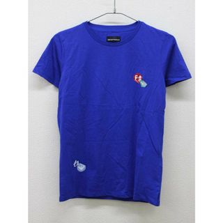 エンポリオアルマーニ(Emporio Armani)の【夏物 新入荷!】◇エンポリオアルマーニ/EMPORIO ARMANI◇166cm 半袖Tシャツ/半袖カットソー 青【中古】子供服 キッズ kids ジュニア 男の子 夏 tops 125042(Tシャツ/カットソー)