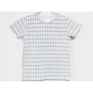 【夏物 新入荷!】‡タイニーコットンズ/tinycottons‡104cm 半袖Tシャツ/半袖カットソー 白×ブルー【中古】子供服 キッズ kids 男の子 女の子 夏 tops 125042(Tシャツ/カットソー)