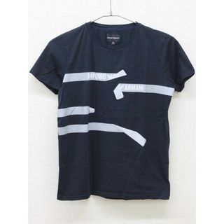 エンポリオアルマーニ(Emporio Armani)の【夏物 新入荷!】◇エンポリオアルマーニ/EMPORIO ARMANI◇166cm 半袖Tシャツ/半袖カットソー 濃紺×グレー【中古】子供服 キッズ kids ジュニア 男の子 夏 tops 125042(Tシャツ/カットソー)