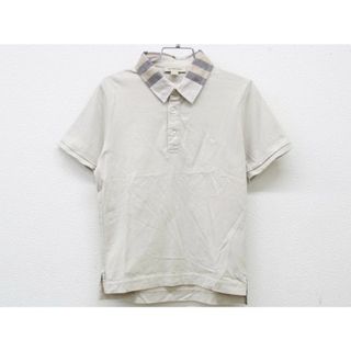 バーバリー(BURBERRY)の【夏物 新入荷!】◇バーバリー/BURBERRY◇126cm 半袖ポロシャツ ベージュ【中古】子供服 キッズ kids 男の子 夏 tops 415042(その他)