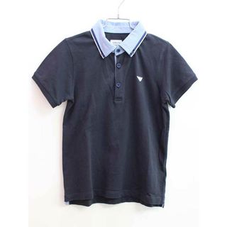 アルマーニ ジュニア(ARMANI JUNIOR)の【夏物 新入荷!】▽アルマーニ ジュニア/Armani Junior▽124cm 半袖ポロシャツ 紺【中古】子供服 キッズ kids 男の子 夏 tops 225042(その他)