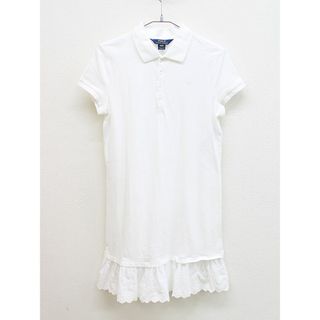 ラルフローレン(Ralph Lauren)の【夏物 新入荷!】▲ラルフローレン/Ralph Lauren▲160cm(16/XL) 半袖ポロワンピース 白【中古】子供服 キッズ kids ジュニア 女の子 夏 onepi 515042(ワンピース)