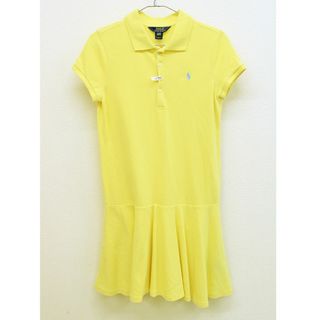 ラルフローレン(Ralph Lauren)の【夏物 新入荷!】▲ラルフローレン/Ralph Lauren▲160cm(16/XL) 半袖ポロワンピース 黄【中古】子供服 キッズ kids ジュニア 女の子 夏 onepi 515042(ワンピース)