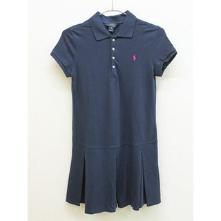 ラルフローレン(Ralph Lauren)の【夏物 新入荷!】▲ラルフローレン/Ralph Lauren▲160cm(16/XL) 半袖ポロワンピース 濃紺【中古】子供服 キッズ kids ジュニア 女の子 夏 onepi 515042(ワンピース)