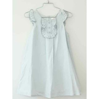 クロエ(Chloe)の【夏物 新入荷!】†クロエ/Chloe†104cm(4) ワンピース/半袖ワンピース ブルーグレー シルク100％【中古】子供服 キッズ kids 女の子 夏 onepi 425042(ワンピース)