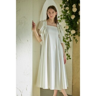 STINA butterfly dress / white 蝶のドレス(ロングスカート)