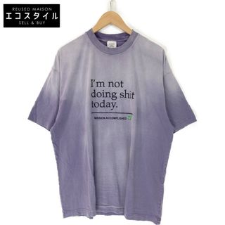 ヴェトモン UE63TR320L 23SS パープル Tシャツ S(その他)