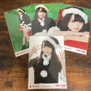 ノギザカフォーティーシックス(乃木坂46)の乃木坂46 伊藤万理華 2014 クリスマス 生写真 4種コンプ(アイドルグッズ)